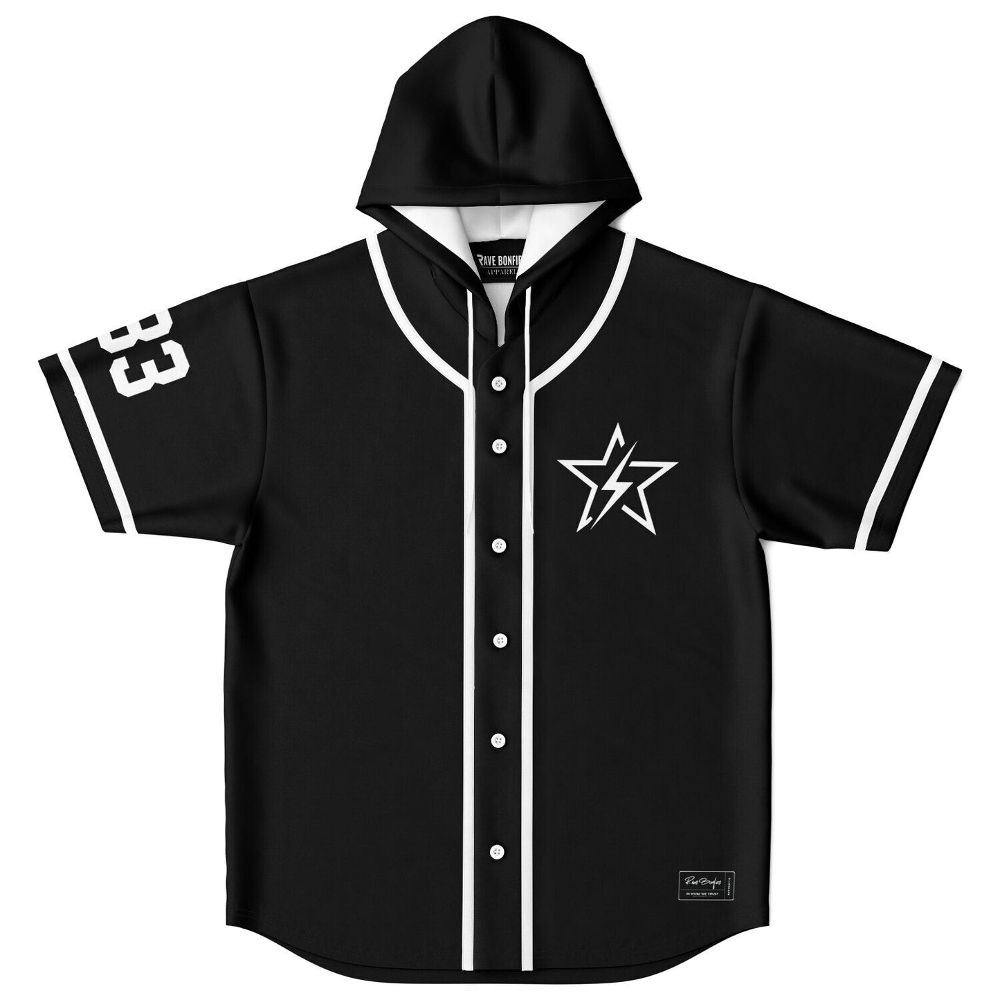Ralph custom Hooded Baseball Jersey  V1