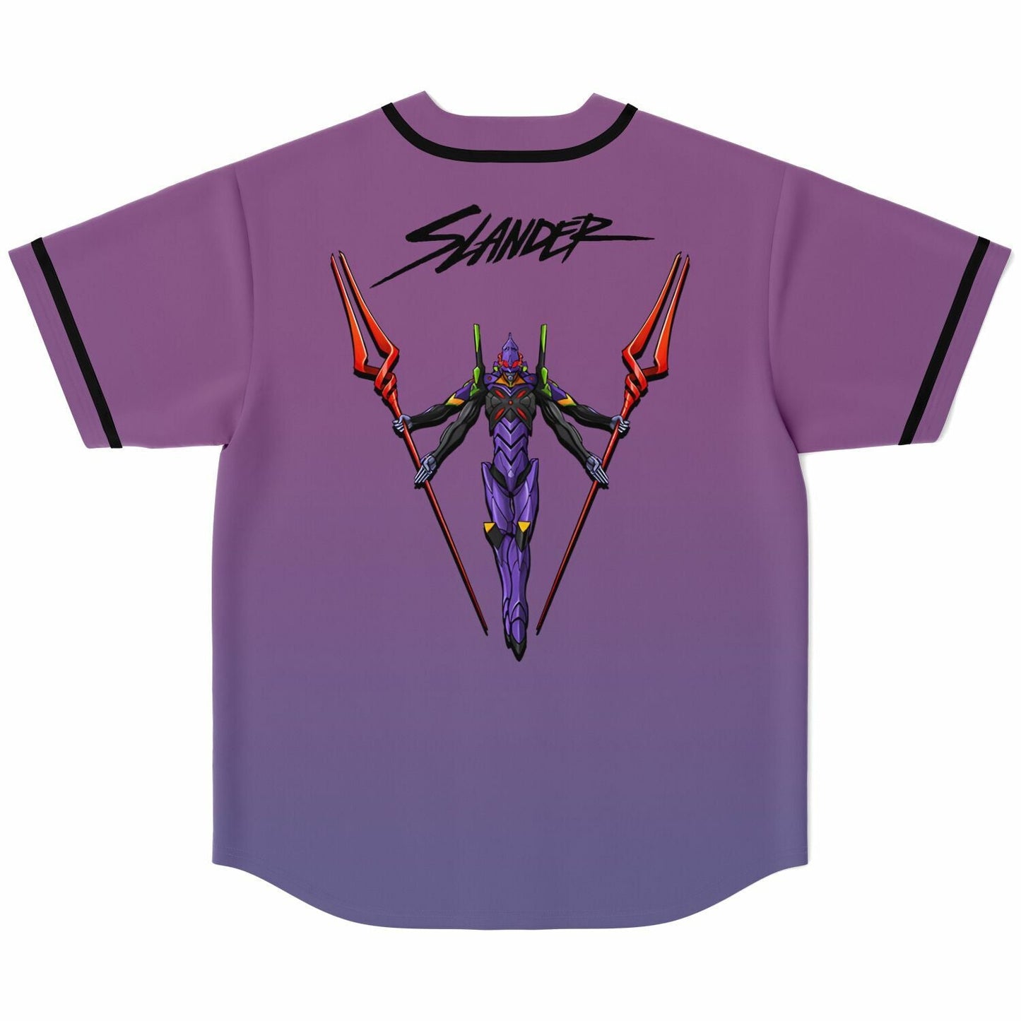SLANDER Purple Lavender Tribal Rave Baseball Jersey