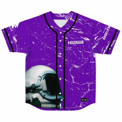 Hardwell Purple Marble Rave Baseball Jersey
