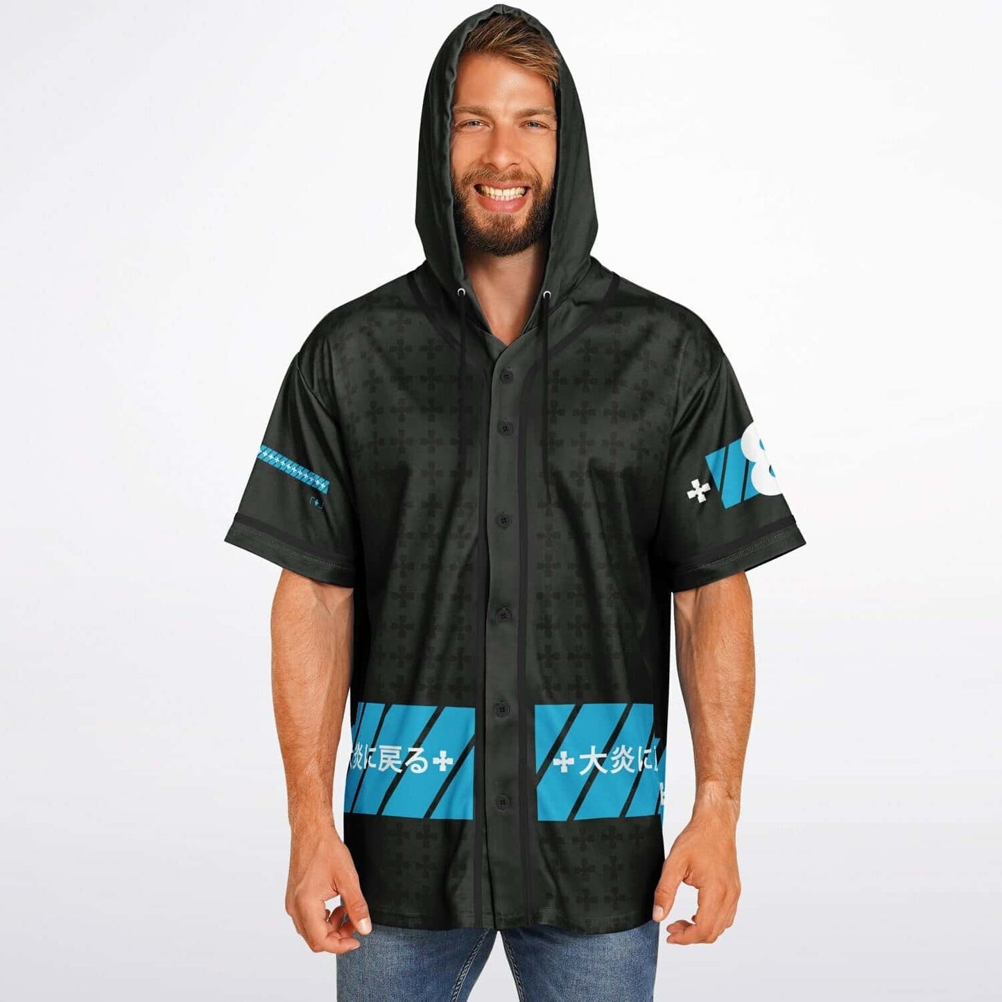 Zennon custom Hooded Baseball Jersey