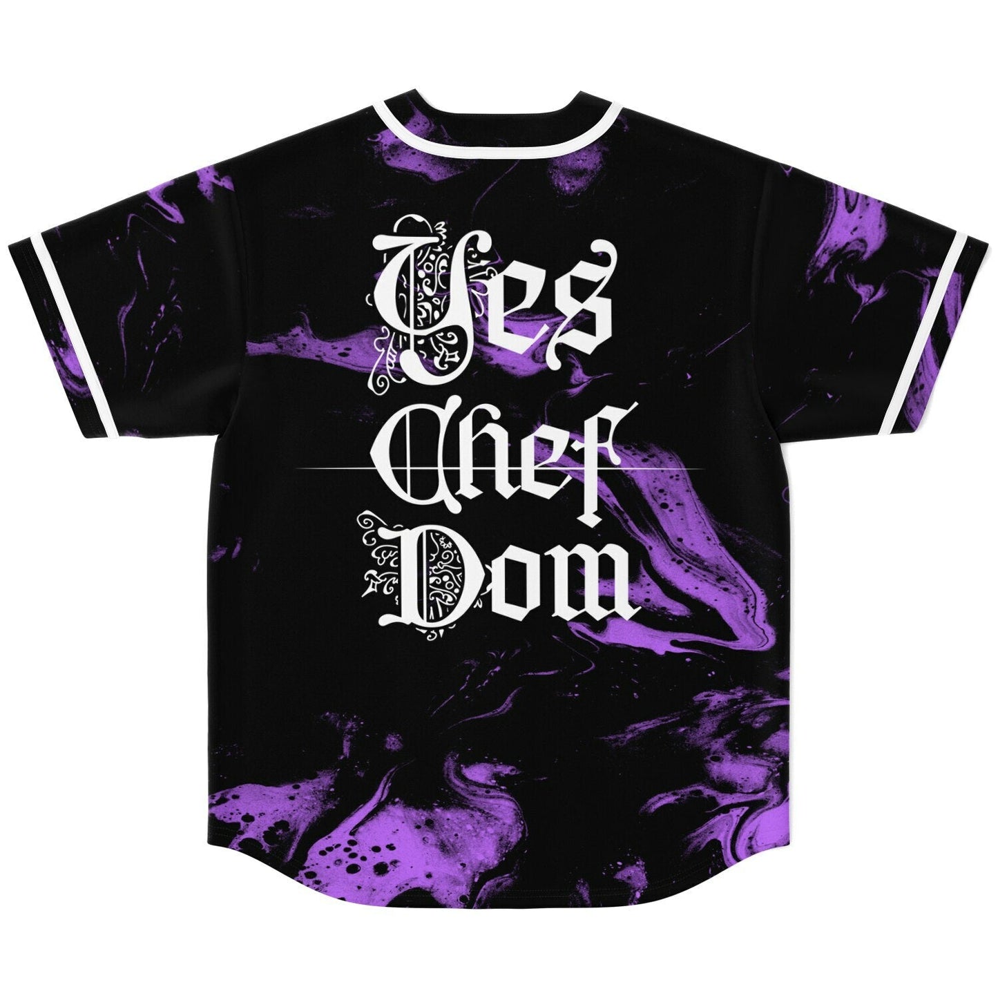 Dom Dolla Black Purple Ink Rave Baseball Jersey