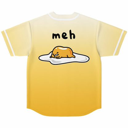Pale Yellow Plain Gradient Rave Baseball Jersey