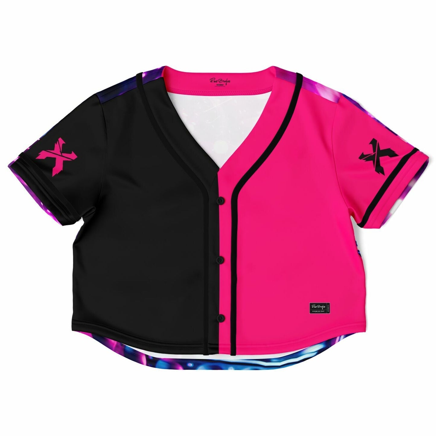 Melanie R custom Cropped Baseball Jersey