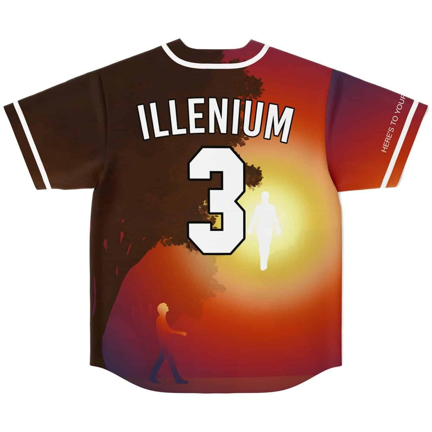 Illenium Warm Sunset Landscape Rave Baseball Jersey