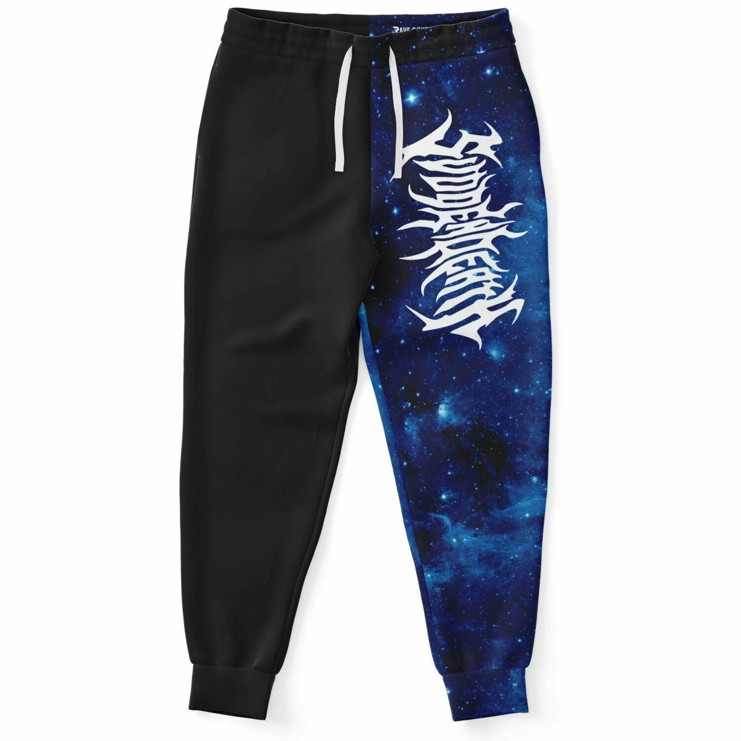 Black Deep Starry Galaxy Rave Joggers