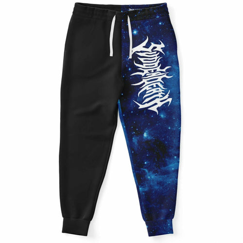 Black Deep Starry Galaxy Rave Joggers