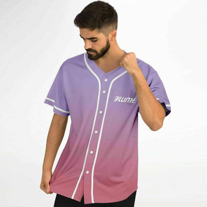 Flume Lavender 3D Foxglove Rave Baseball Jersey