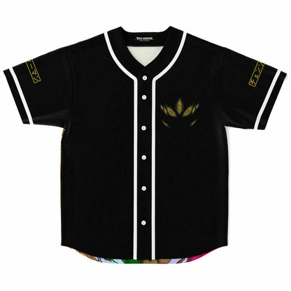 Black Anime Rave Baseball Jersey