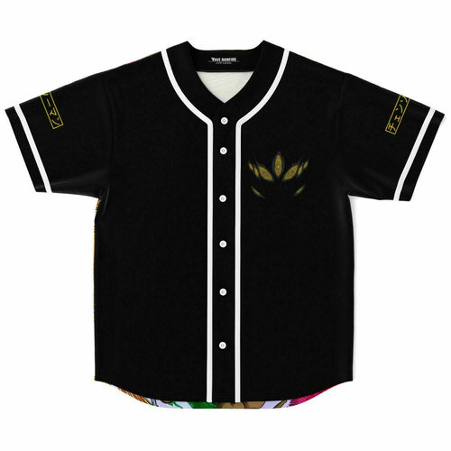 Black Anime Rave Baseball Jersey