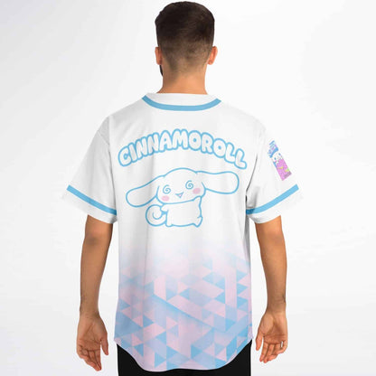 White Cartoon Long Rave Baseball Jersey
