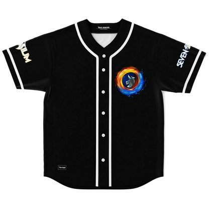 Illenium Black Yin Yang Rave Baseball Jersey