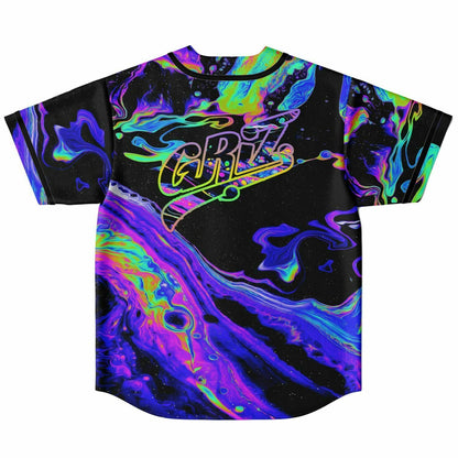 GRiZ Tie-Dye Galaxy Reversible Baseball Jersey