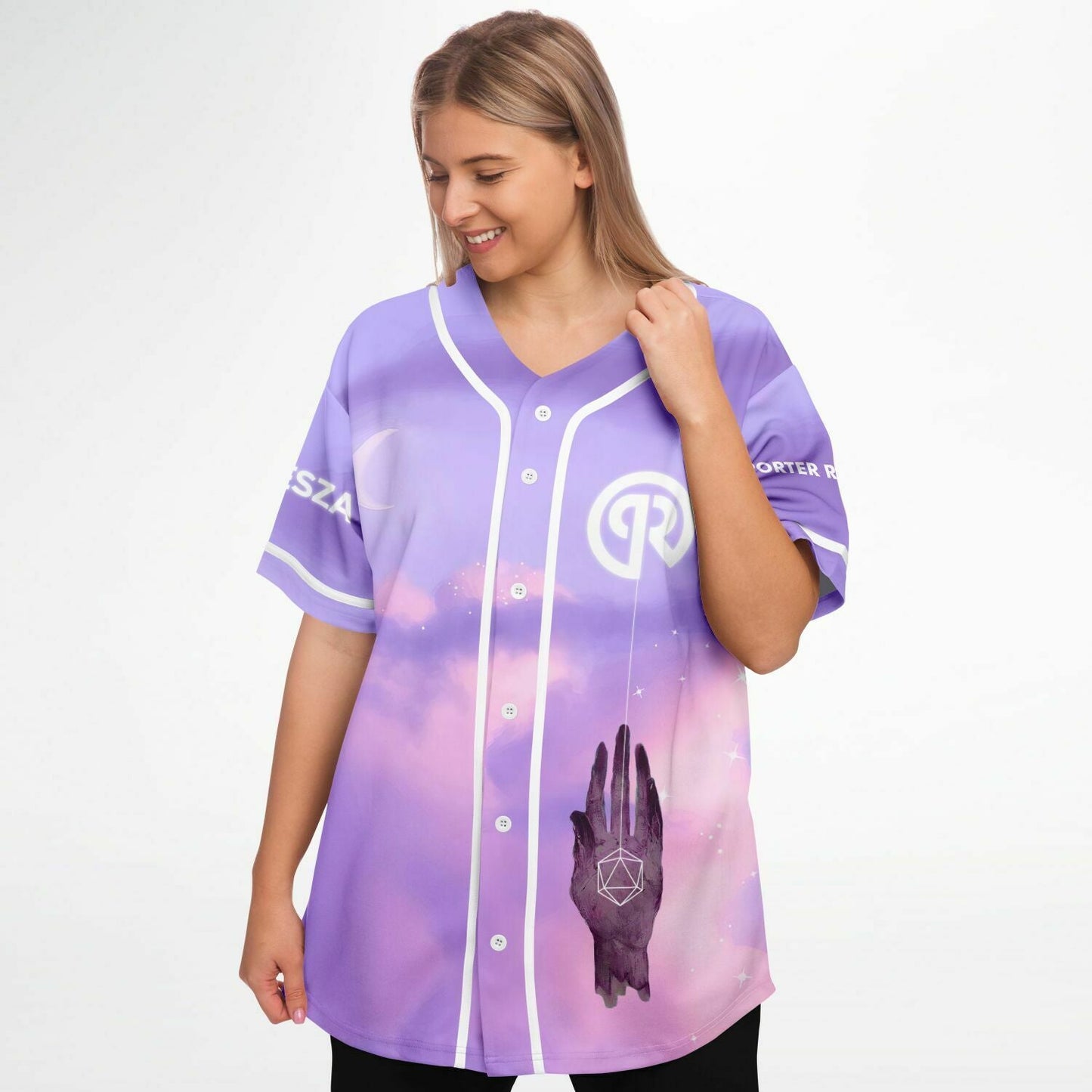 Porter Robinson Pastel Lilac Dreamy Sky Rave Baseball Jersey