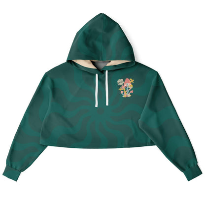 Open Mind cropped hoodie