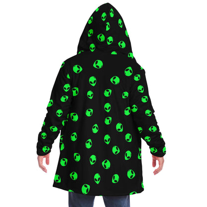 Black Repeating Classic Rave Cloak