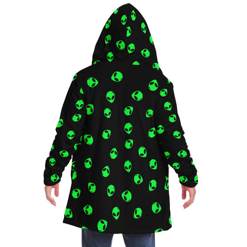 Black Repeating Classic Rave Cloak
