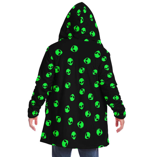 Black Repeating Classic Rave Cloak