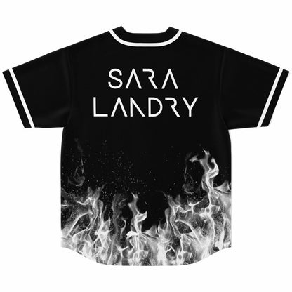 Sara Landry Black Rising White Rave Baseball Jersey