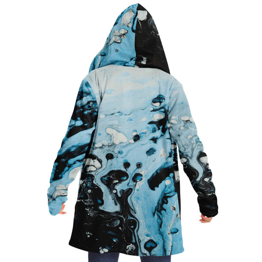 Water vapor hooded cloak