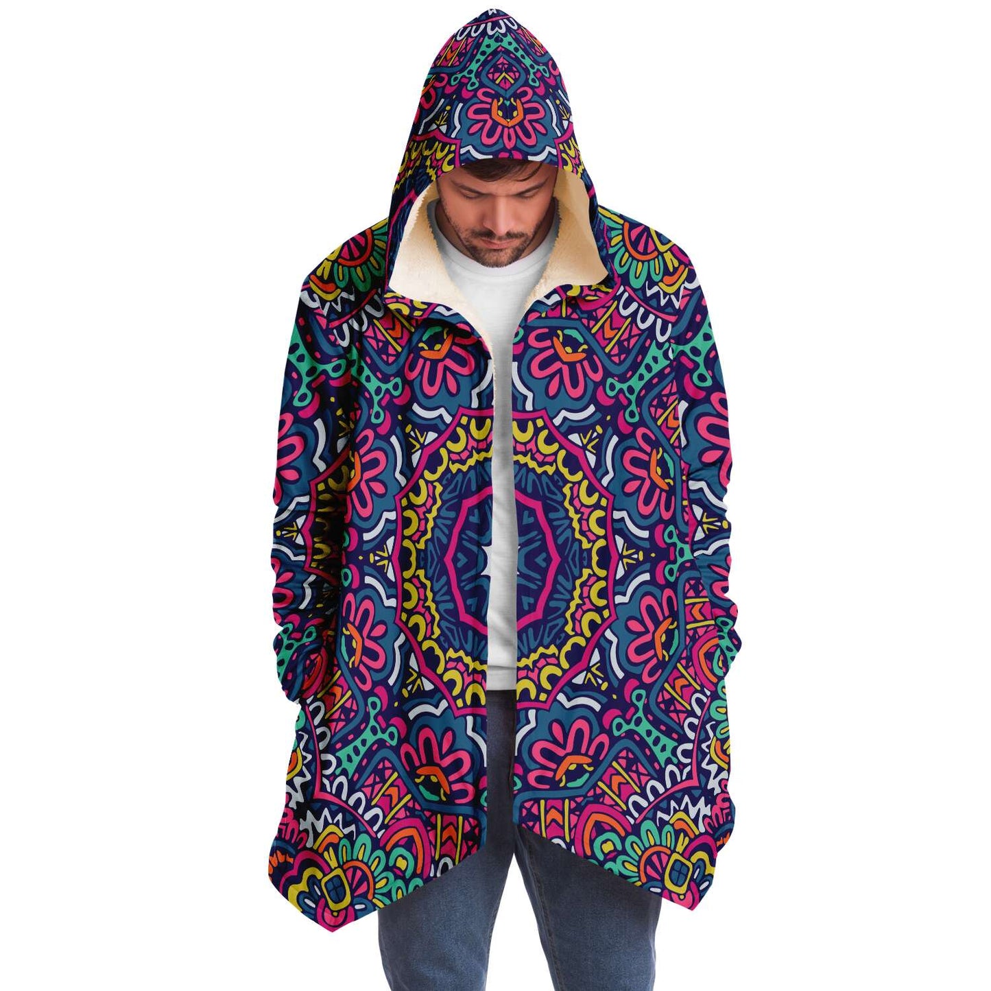 Tribal custom hooded cloak