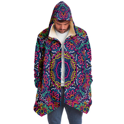 Tribal custom hooded cloak