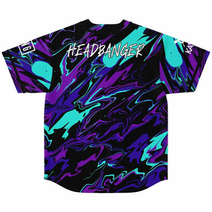Subtronics Black Blue Butterflies Rave Baseball Jersey