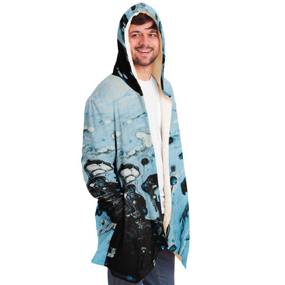 Water vapor hooded cloak