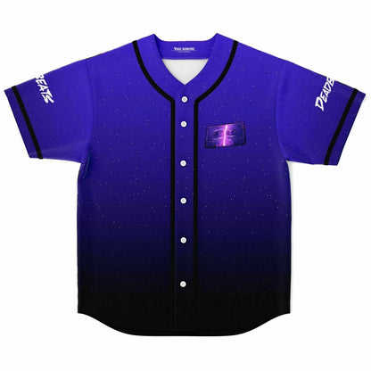 Tape B Royal Blue Cassette Struck Rave Baseball Jersey