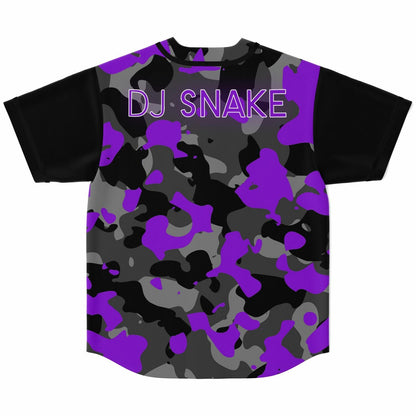 DJ Snake Black Split Rave Baseball Jersey
