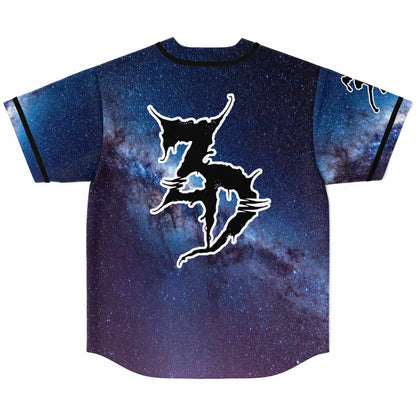 Zeds Dead Deep Blue Star Field Rave Baseball Jersey