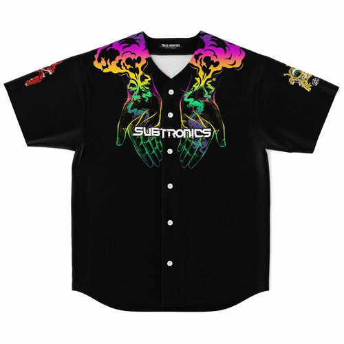 Subtronics Black Two Cupped Rave Baseball Jersey