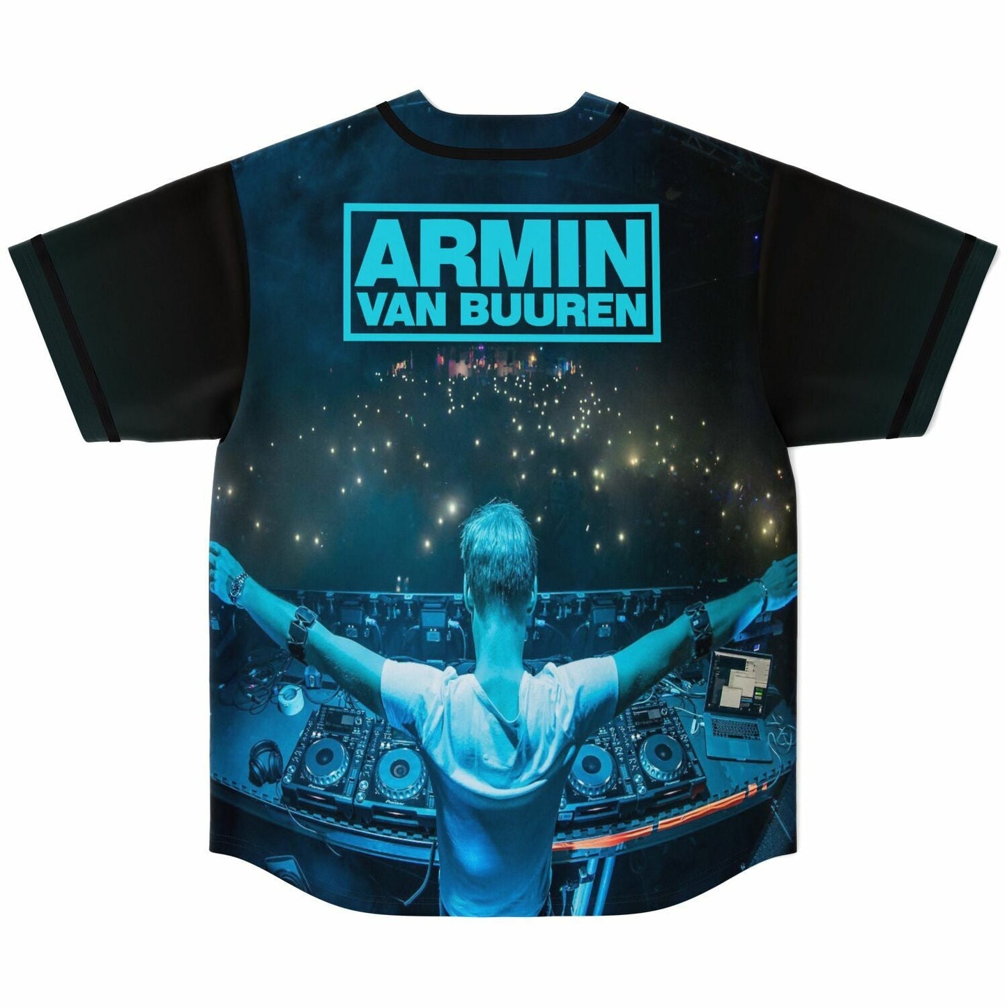Armin van Buuren Cool Blue Photo Dj Rave Baseball Jersey