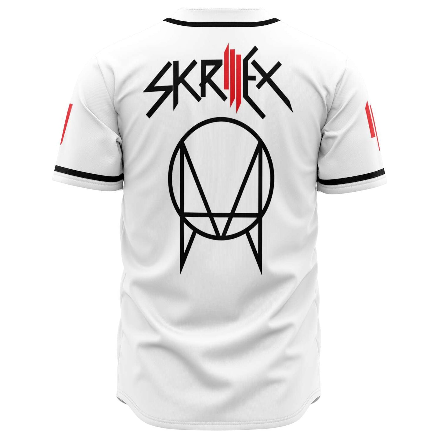 Skrillex White Owsla Owl Rave Baseball Jersey