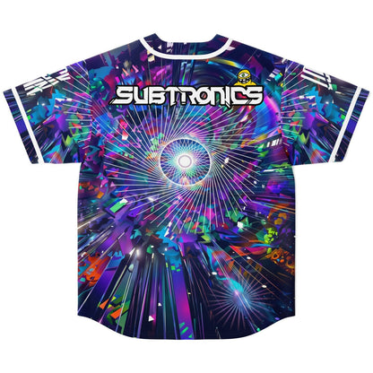 Subtronics Purple Explosive Perspective Rave Baseball Jersey