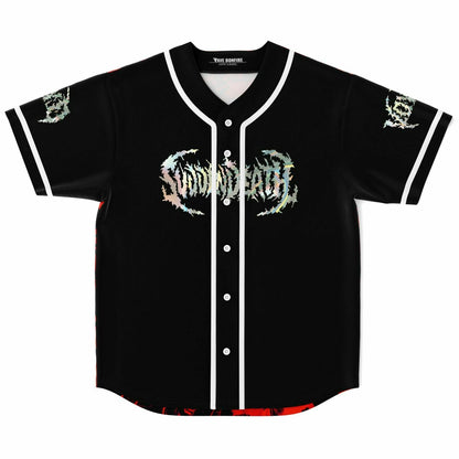 SVDDEN DEATH Black Band Rave Baseball Jersey