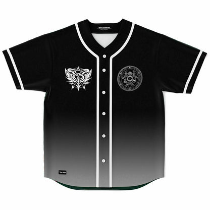 Black Grey White Alchemy Rave Baseball Jersey