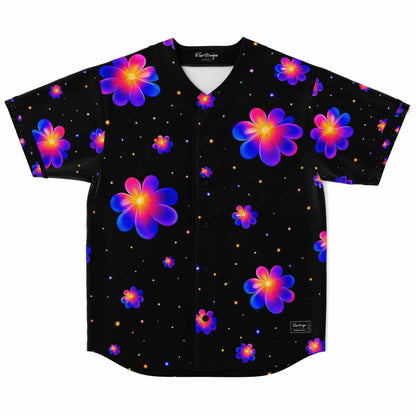 EDC Las Vegas 2026 Black Neon Glowing Rave Baseball Jersey