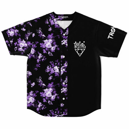 TroyBoi Black Split Rave Baseball Jersey