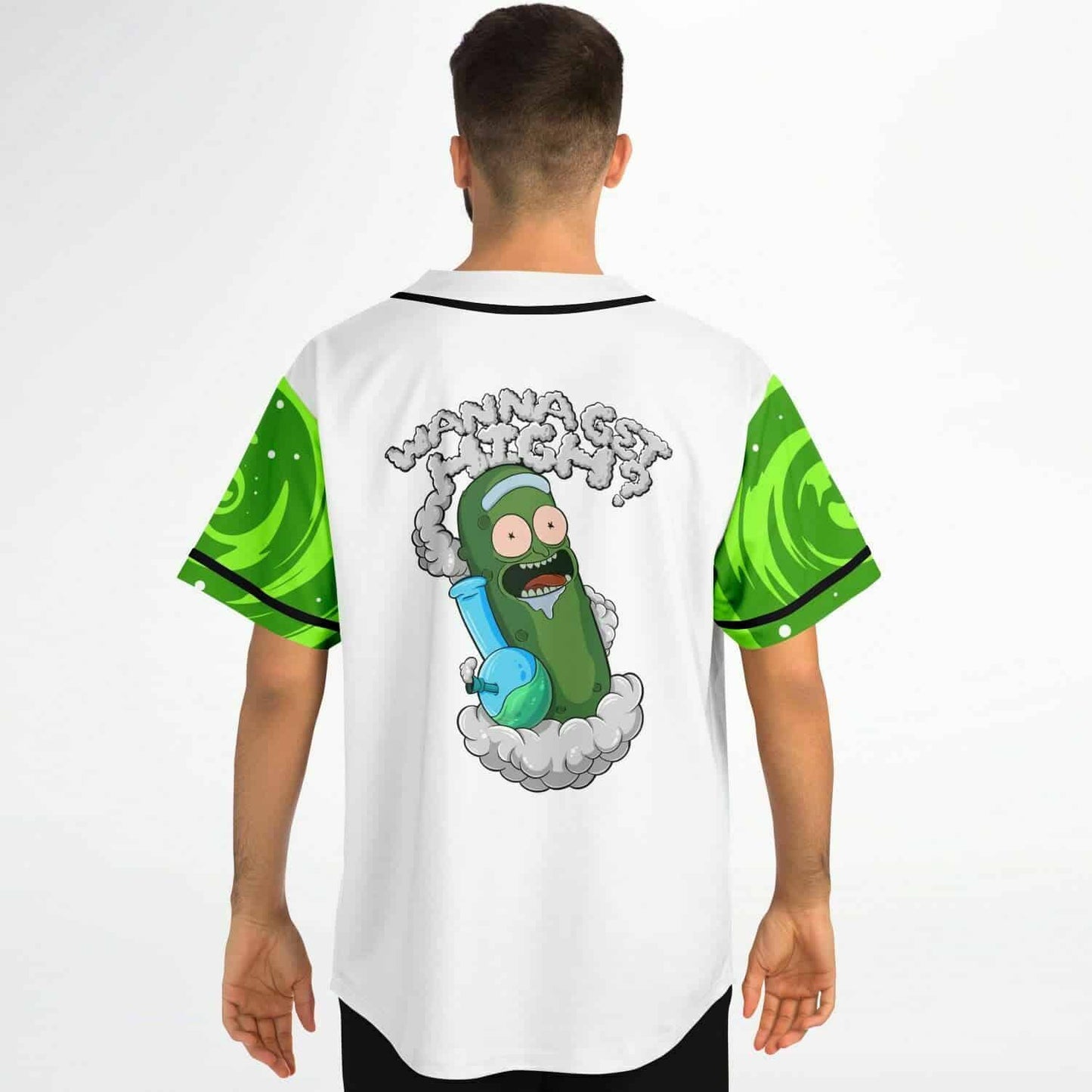 White Body Cartoon Anthropomorphic Rave Baseball Jersey