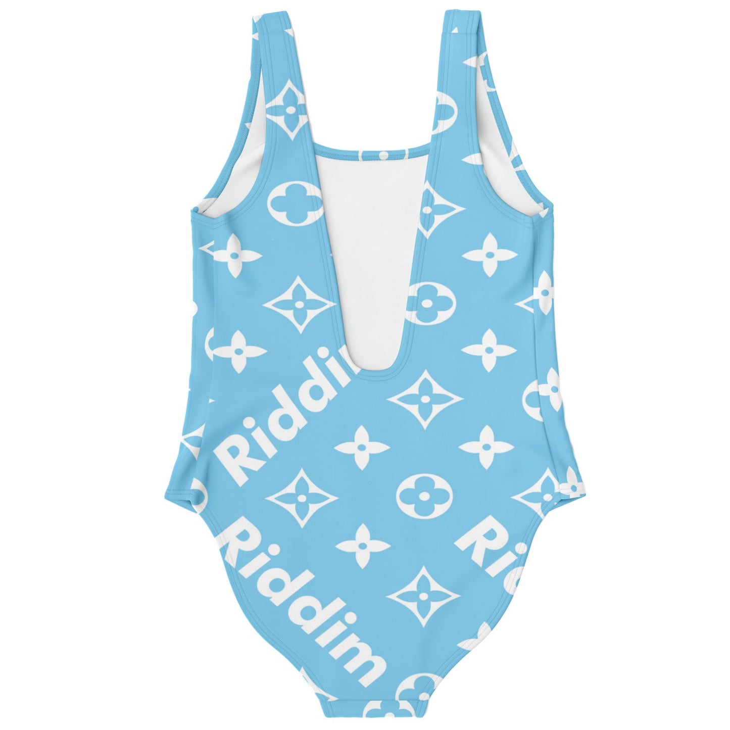 Light Blue Luxury Monogram Rave Swimsuit