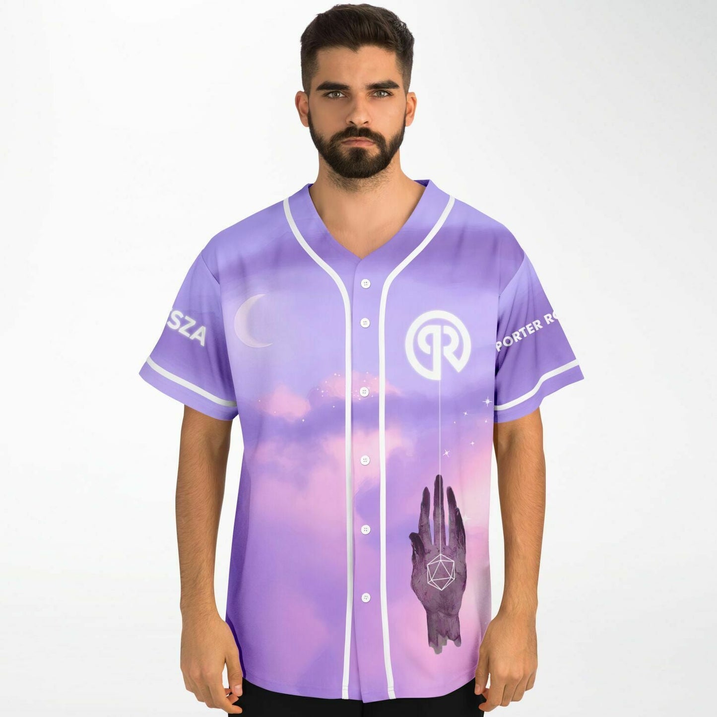 Porter Robinson Pastel Lilac Dreamy Sky Rave Baseball Jersey