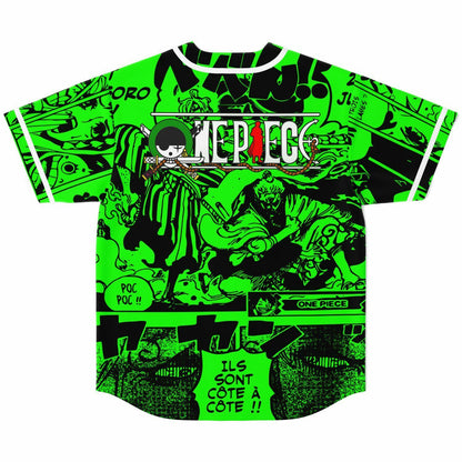 Bright Neon One Piece Rave Baseball Jersey