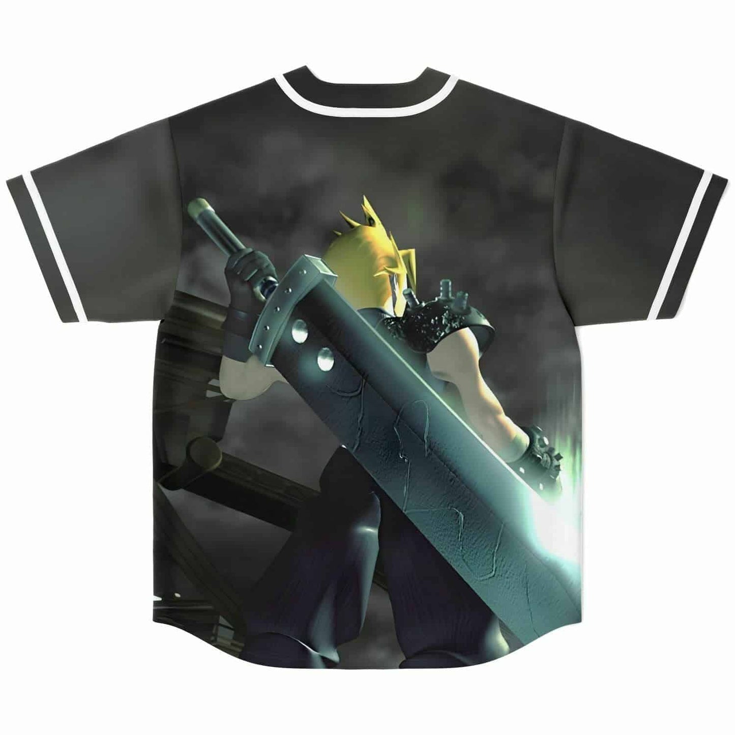 Black Misty Smoky Rave Baseball Jersey