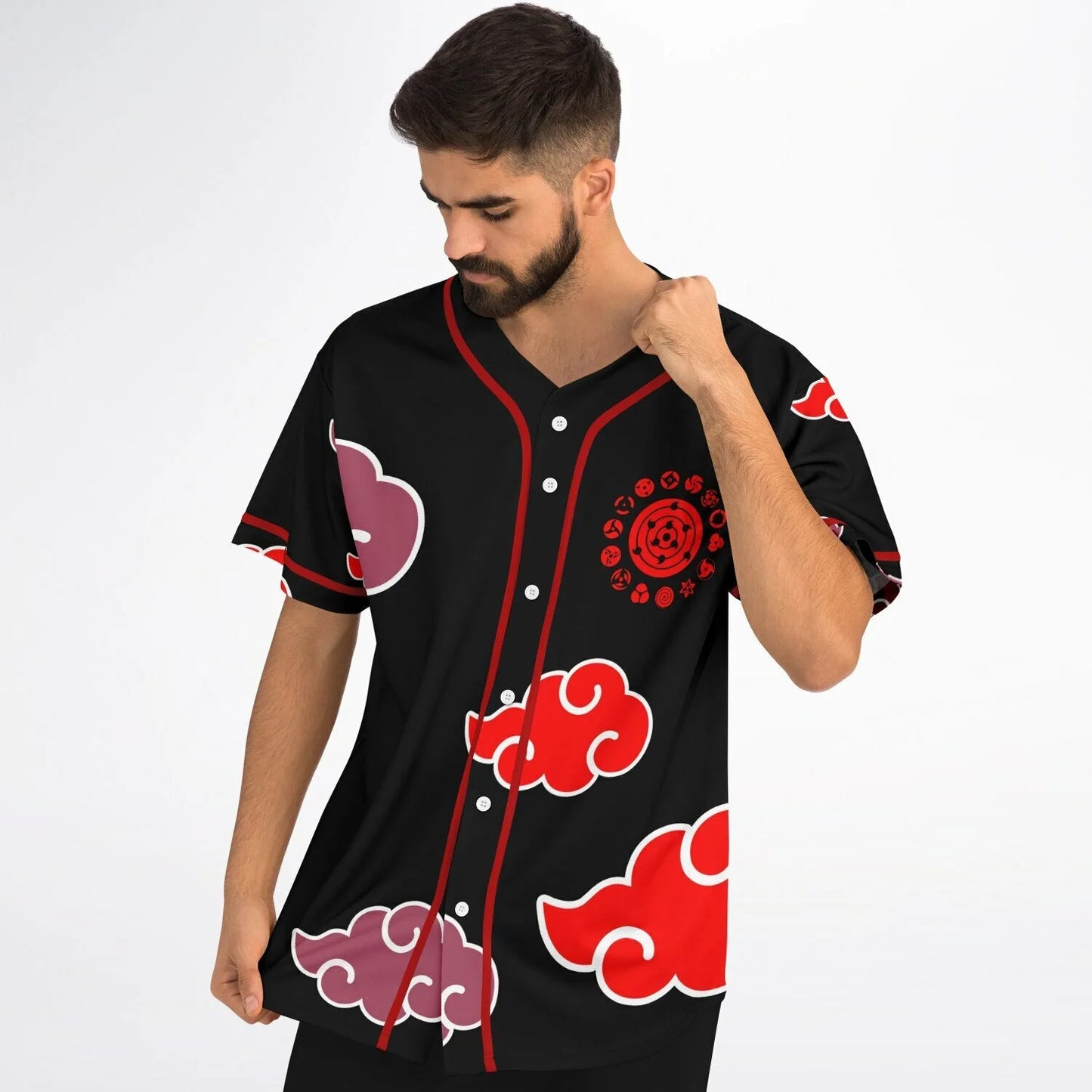 Red Cloud Anime Baseball Jersey