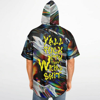 Subtronics Glitchy Liquid Rave Hooded Baseball Jersey