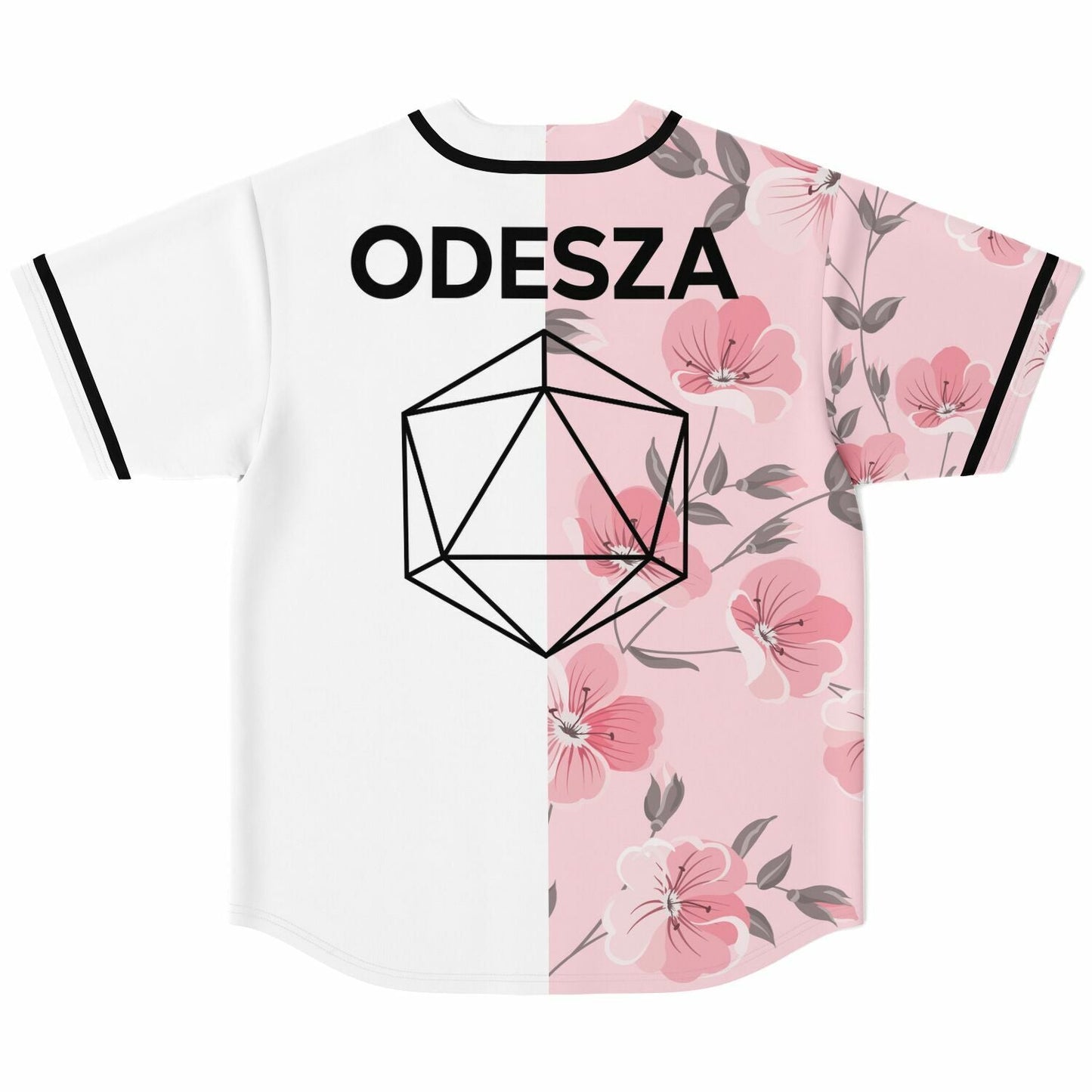 ODESZA Soft Pink Cherry Blossom Rave Baseball Jersey