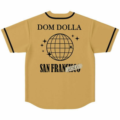 Dom Dolla Tan Wordmark Chest Rave Baseball Jersey