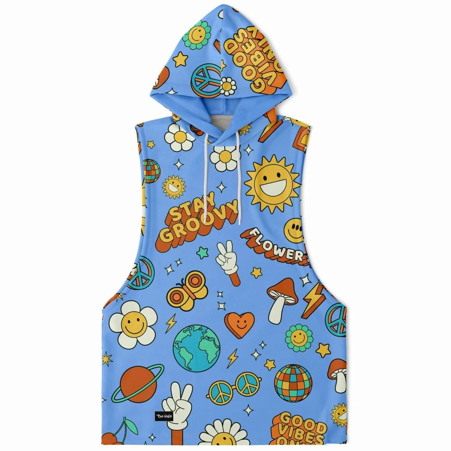 Stay Groovy sleeveless  Hoodie