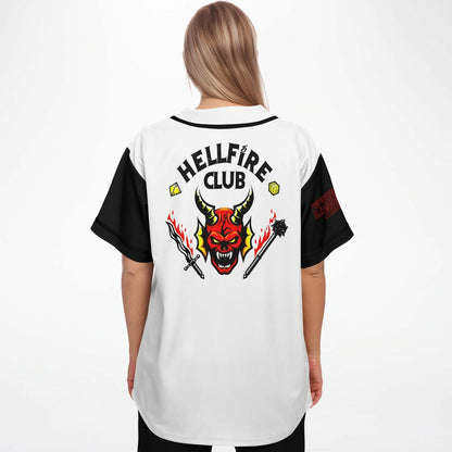 White Body ‘Hellfire Club’ Rave Baseball Jersey