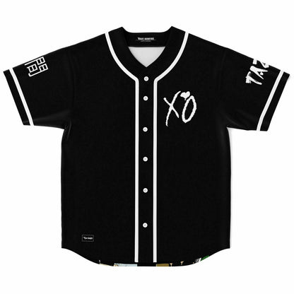 The Weeknd Black Rave Baseball Jersey